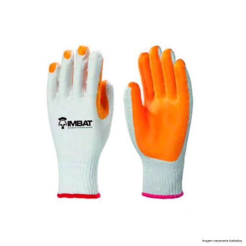 LUVA TRICOTADA VULCANIZADA LARANJA T-10 IMBAT LV-A-BLVA-10 B