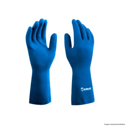 LUVA DE LATEX AZUL T-9 IMBAT LV-LAZF-9 B