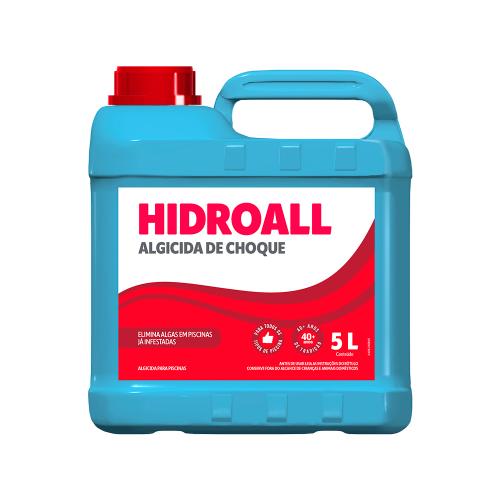 ALGICIDA CHOQUE FRASCO HCL 5L HIDROALL 1062PALG B