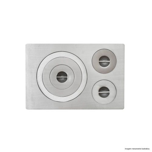 CHAPA FOGAO ALVENARIA 40X60 MATO MINI 3 FUROS MAESTRO 10010 A